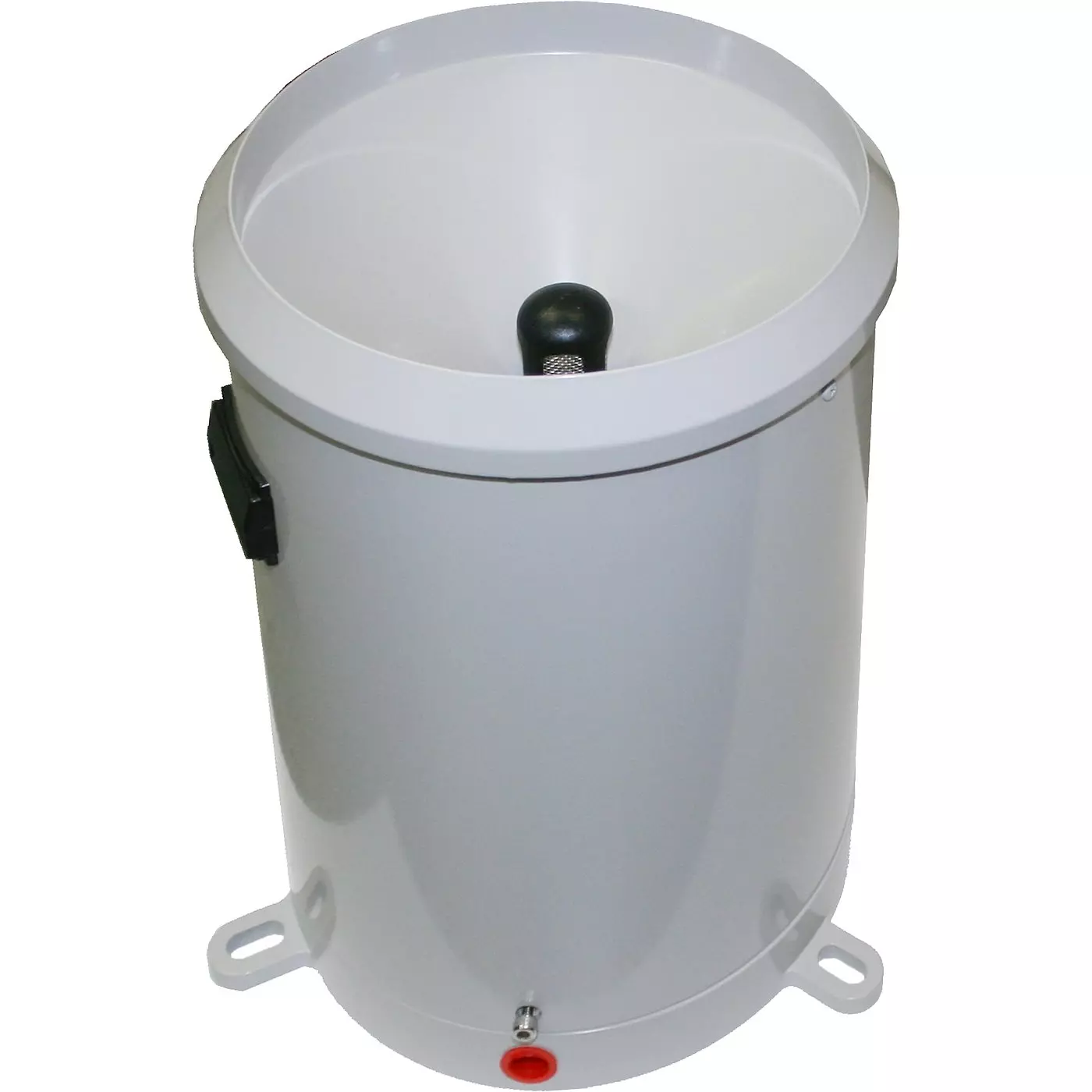 All rain gauges use a funnel structure to avoid evaporative loss. A tipping bucket rain gauge. Funnel shaped rain gauge